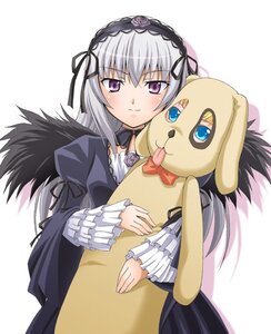 Rating: Safe Score: 0 Tags: 1girl angel_wings black_wings blush choker dog dress flower frills gothic_lolita hairband hug image juliet_sleeves kunkun lolita_fashion lolita_hairband long_hair long_sleeves purple_eyes rose rozen_maiden silver_hair smile solo suigintou tomokichi tongue very_long_hair wings User: admin