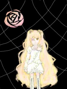 Rating: Safe Score: 0 Tags: 1girl blonde_hair boots dress flower frills hair_flower hair_ornament image kirakishou knee_boots long_hair pink_hair pink_rose rose silk smile solo spider_web thorns very_long_hair vines yellow_eyes User: admin