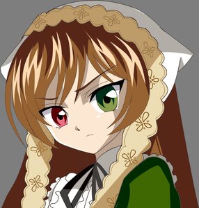 Rating: Safe Score: 0 Tags: 1girl braid brown_hair closed_mouth eyebrows_visible_through_hair green_eyes hairband heterochromia image long_hair looking_at_viewer red_eyes ribbon solo suiseiseki transparent_background twin_braids User: admin