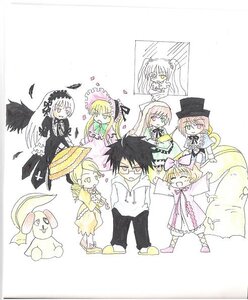Rating: Safe Score: 0 Tags: 6+girls auto_tagged blonde_hair closed_eyes dress glasses hairband hat heart hina_ichigo image long_hair multiple multiple_boys multiple_girls shinku smile suigintou suiseiseki tagme wings User: admin