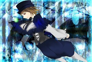 Rating: Safe Score: 0 Tags: 1girl brown_hair bug butterfly capelet dress frills hat image insect long_sleeves profile red_eyes shawl short_hair skirt smile solo souseiseki usami_renko User: admin