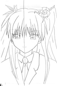 Rating: Safe Score: 0 Tags: 2girls barasuishou greyscale hair_ribbon image jacket long_hair monochrome multiple_girls open_jacket ribbon solo tears User: admin