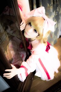 Rating: Safe Score: 0 Tags: 1girl 3d blonde_hair blue_eyes bow choker dress hinaichigo instrument lips photo photorealistic playing_instrument realistic ribbon solo striped User: admin