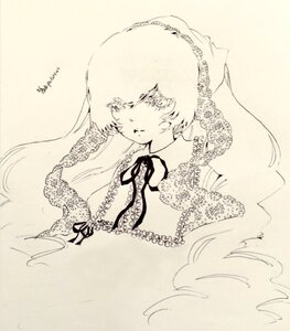 Rating: Safe Score: 0 Tags: 1girl closed_eyes frills image lace long_hair monochrome profile ribbon sepia solo suiseiseki User: admin