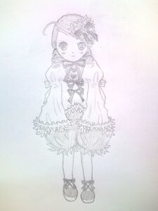 Rating: Safe Score: 0 Tags: 1girl dress drill_hair full_body image kanaria long_sleeves looking_at_viewer monochrome pantyhose puffy_sleeves ribbon shoes solo standing striped tomoe_mami twin_drills vertical_stripes User: admin
