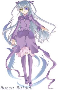 Rating: Safe Score: 0 Tags: 1girl barasuishou boots dress eyepatch full_body hair_ribbon image long_hair long_sleeves looking_at_viewer purple_dress purple_footwear ribbon solo standing striped thighhighs vertical_stripes very_long_hair yellow_eyes User: admin