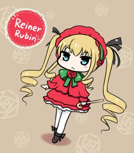 Rating: Safe Score: 0 Tags: 1girl :< blonde_hair blue_eyes blush bonnet bow bowtie chibi dress drill_hair flower full_body image long_hair long_sleeves looking_at_viewer pantyhose pink_rose rose shinku shoes solo twin_drills twintails white_legwear User: admin