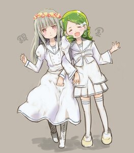 Rating: Safe Score: 0 Tags: 2girls boots closed_eyes dress green_hair hair_ornament head_wreath image kanaria long_hair long_sleeves multiple_girls open_mouth pair red_eyes school_uniform serafuku skirt suigintou thighhighs zettai_ryouiki User: admin