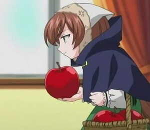 Rating: Safe Score: 0 Tags: 1girl apple basket brown_hair food fruit holding_food holding_fruit hood image long_sleeves profile solo suiseiseki tomato User: admin