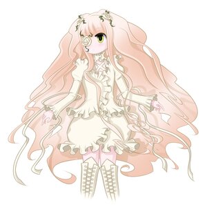 Rating: Safe Score: 0 Tags: 1girl blush dress eyepatch flower frills image kirakishou long_hair long_sleeves pink_hair skirt solo striped thighhighs vertical_stripes very_long_hair vines wavy_hair zettai_ryouiki User: admin