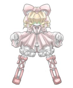 Rating: Safe Score: 0 Tags: 1girl armor artist_request blonde_hair bow dress drill_hair full_body gun helmet hina_ichigo hinaichigo image machinery mecha mechanical_arms mechanical_legs mechanization no_humans photoshop_(medium) pink_bow pink_dress robot rozen_maiden solo standing striped twin_drills weapon white_background User: admin