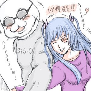 Rating: Safe Score: 0 Tags: 1girl barasuishou blue_hair image muscle one_eye_closed smile solo User: admin