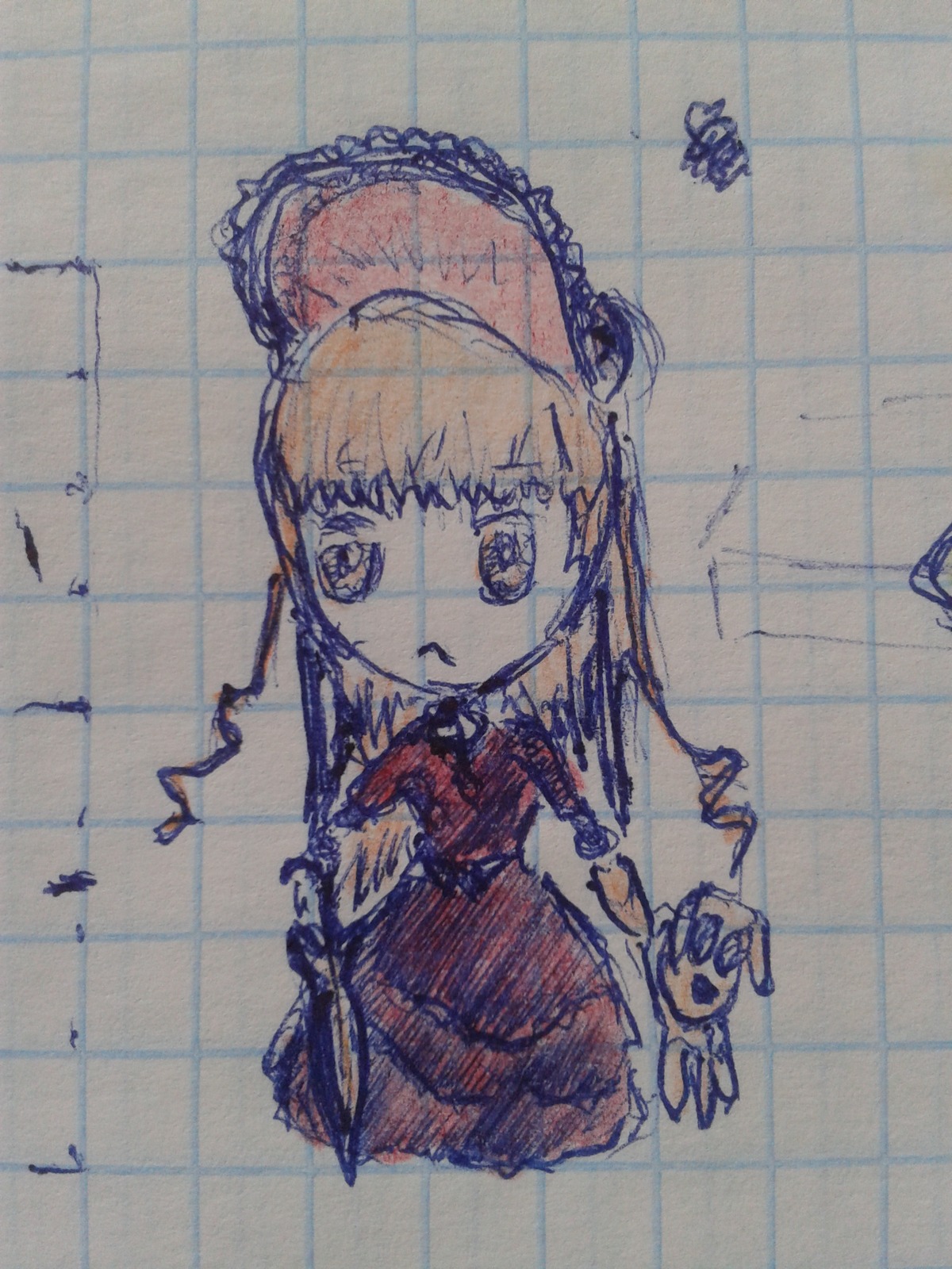 1girl argyle argyle_background bathroom bathtub board_game brick_wall chain-link_fence checkered checkered_background checkered_floor fence floor hexagon honeycomb_(pattern) honeycomb_background image indoors pavement photo plaid_background sailor_moon_redraw_challenge shinku solo standing stone_floor stone_wall tile_floor tile_wall tiles toilet traditional_media wall
