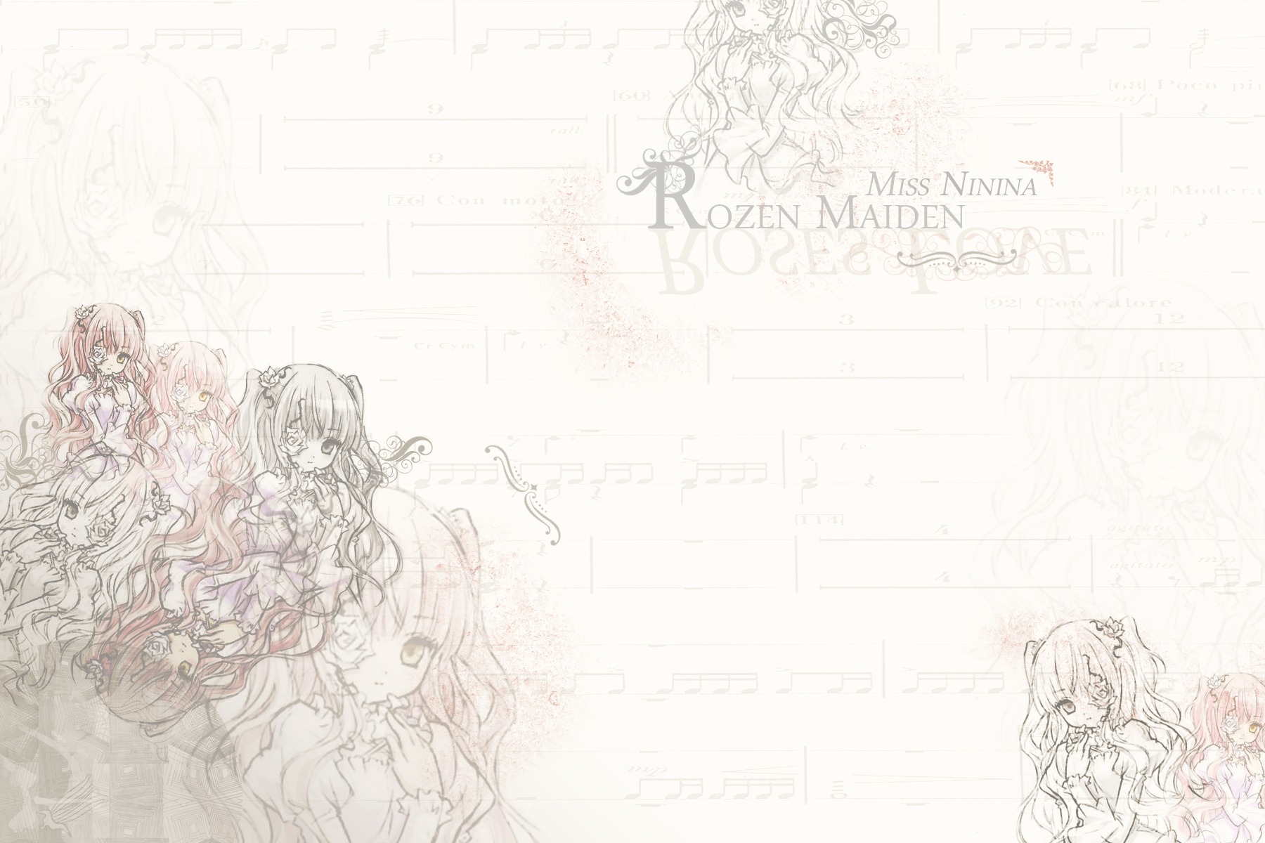 dress hair_ornament hatsune_miku image kirakishou long_hair multiple_girls solo twintails