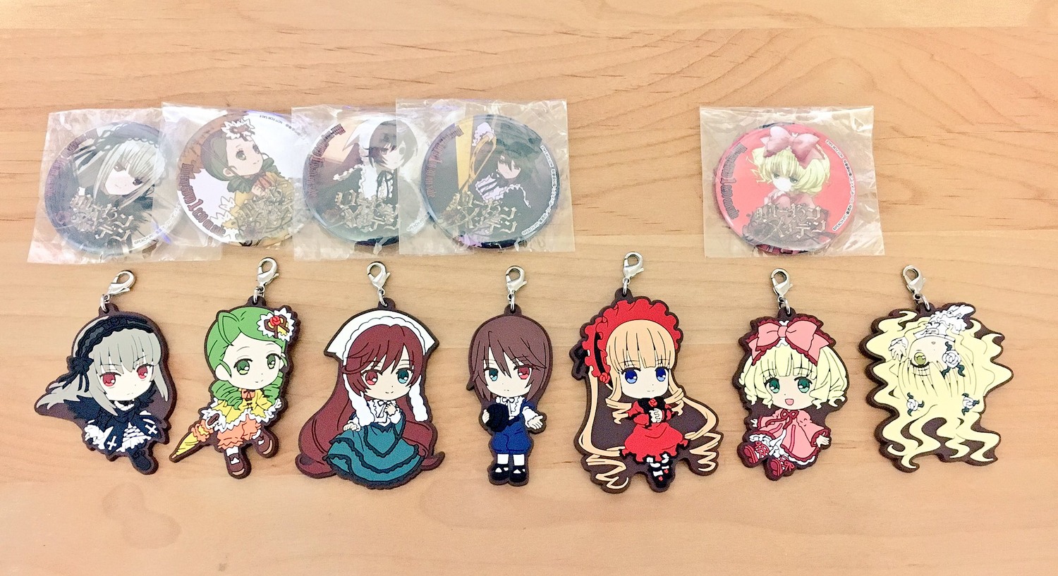 6+girls blonde_hair blue_dress blue_eyes bonnet bow brown_hair chibi doll dress drill_hair flower green_dress green_eyes hair_bow hat heterochromia hina_ichigo kanaria long_hair multiple_dolls multiple_girls pink_bow red_dress red_eyes rose shinku silver_hair smile souseiseki suigintou suiseiseki tagme twintails wings