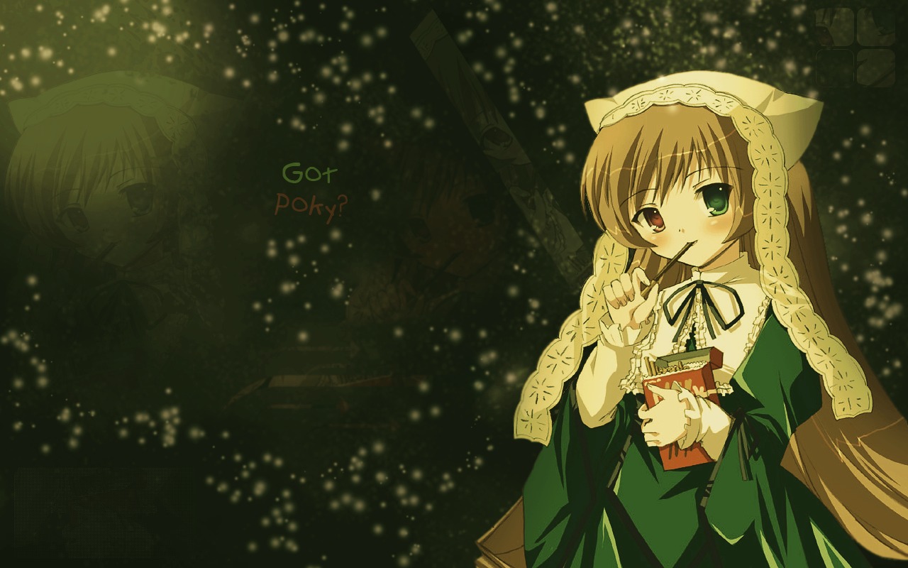 1girl animal_ears brown_hair dress green_dress green_eyes head_scarf heterochromia image long_hair long_sleeves looking_at_viewer red_eyes solo suiseiseki very_long_hair