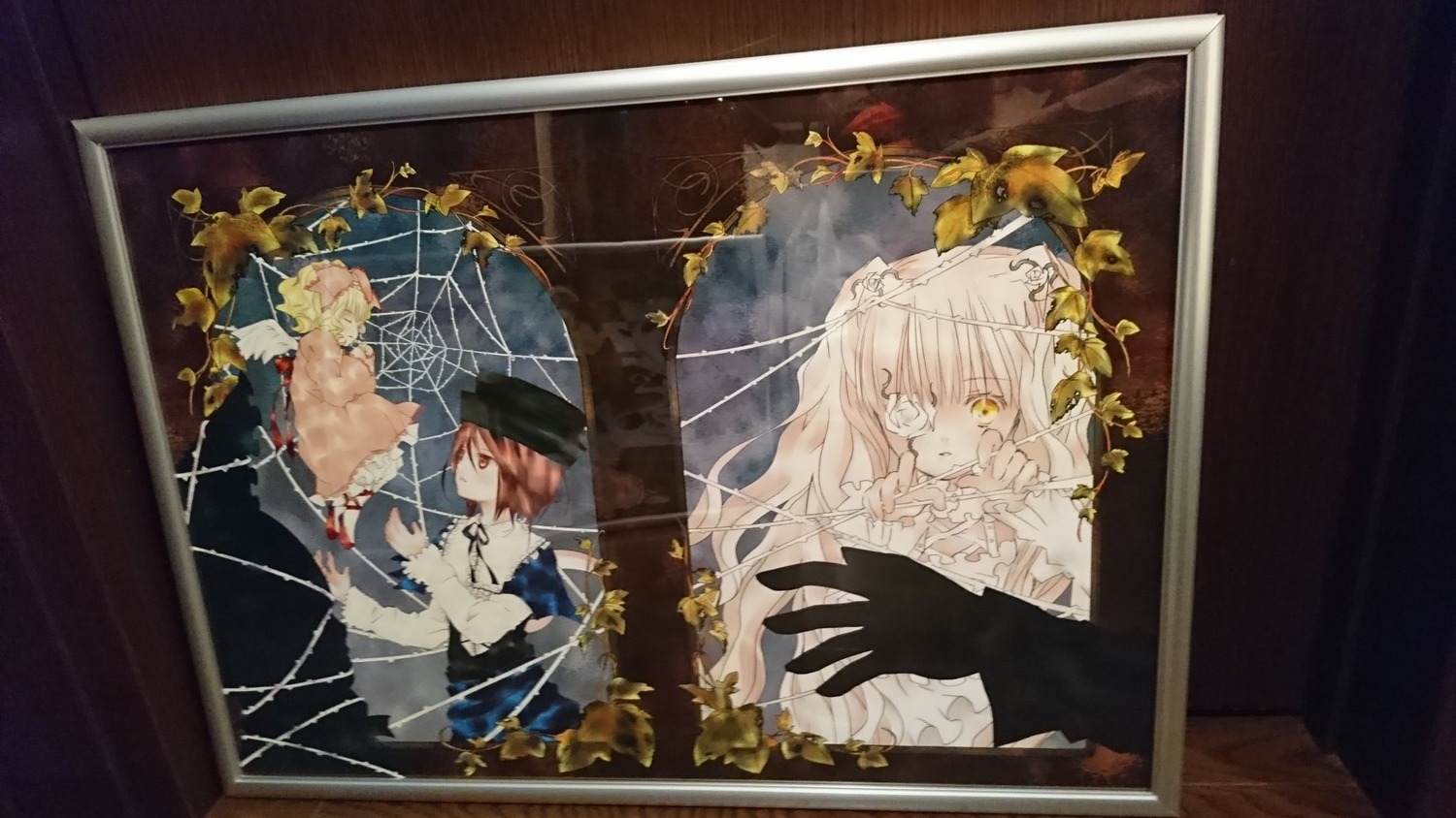 1girl gloves hat image long_hair multiple multiple_boys red_hair short_hair tagme white_hair yellow_eyes