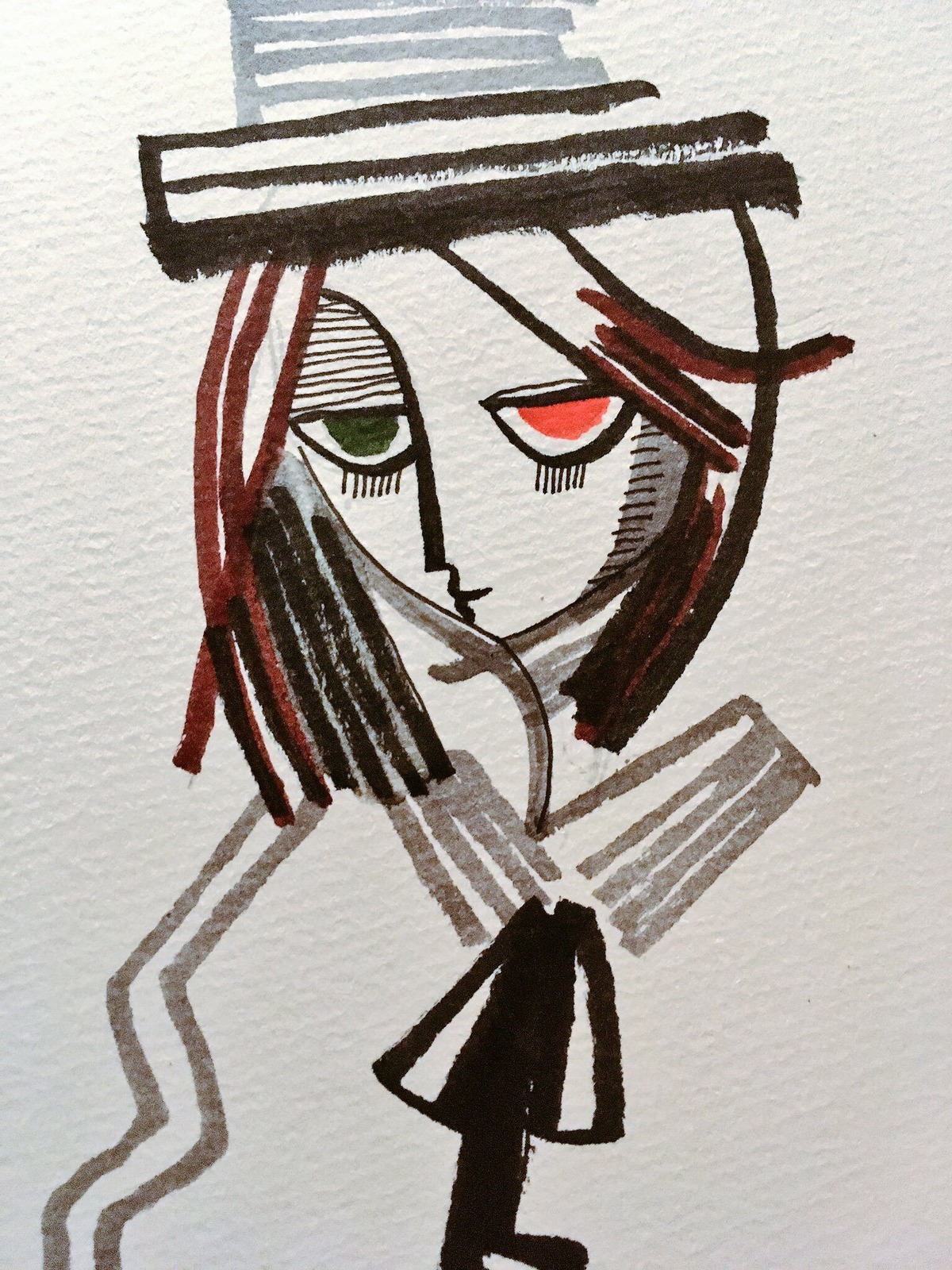 full_body green_eyes heterochromia image no_humans solo souseiseki
