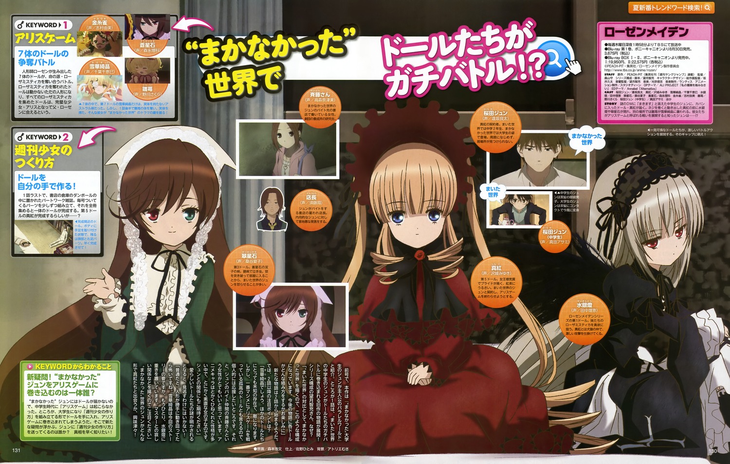 3girls 4girls 6+girls blonde_hair blue_eyes bonnet brown_hair dress gothic_lolita hairband heterochromia image lolita_fashion long_hair multiple multiple_girls red_eyes shinku silver_hair suigintou suiseiseki tagme