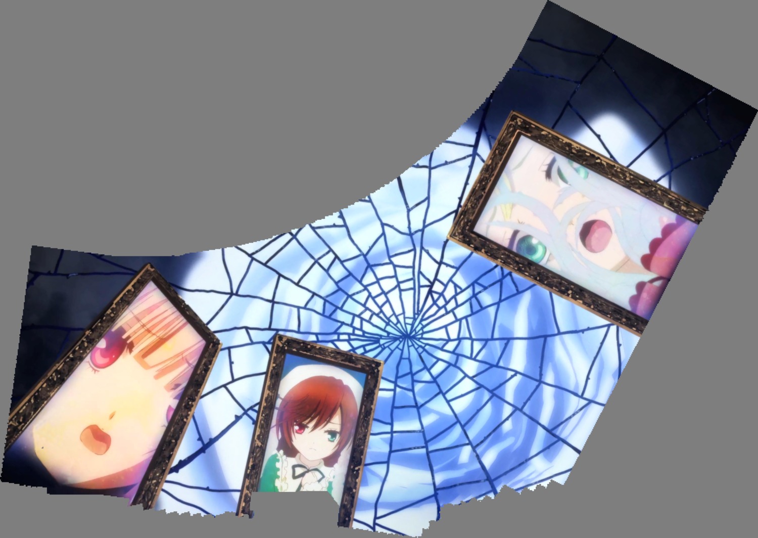 auto_tagged heterochromia holding_umbrella image long_hair multiple multiple_girls red_eyes tagme umbrella