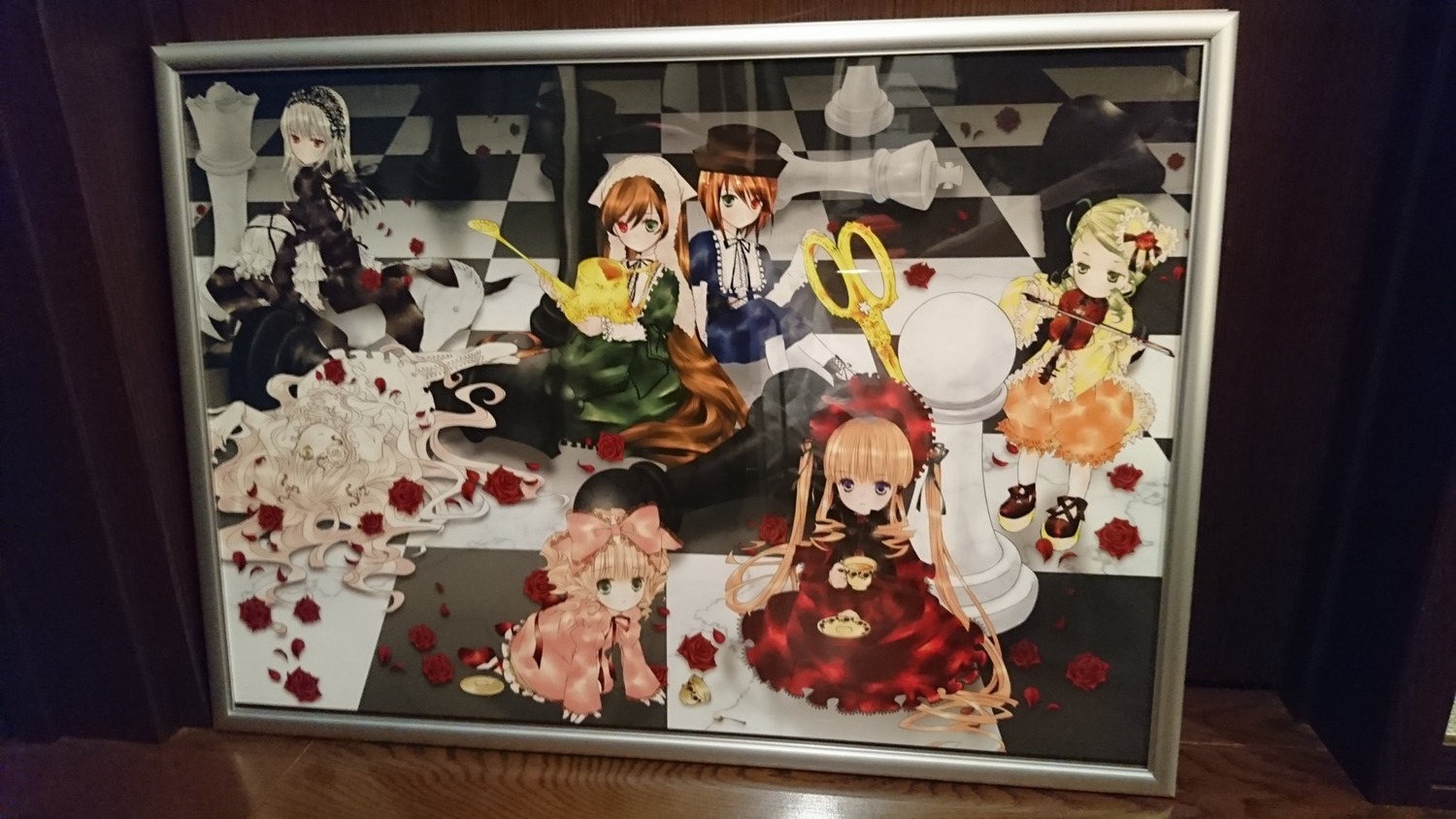6+girls blonde_hair blue_eyes brown_hair dress elbow_gloves eva_beatrice flower gloves hair_ornament hat image long_hair multiple multiple_boys multiple_girls short_hair smile tagme