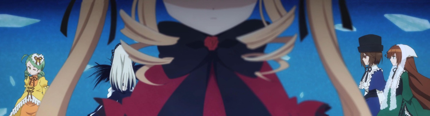 beret black_hair blonde_hair blurry depth_of_field dress drill_hair hat image long_hair multiple multiple_girls night ribbon short_hair sky tagme tomoe_mami twin_drills twintails wings