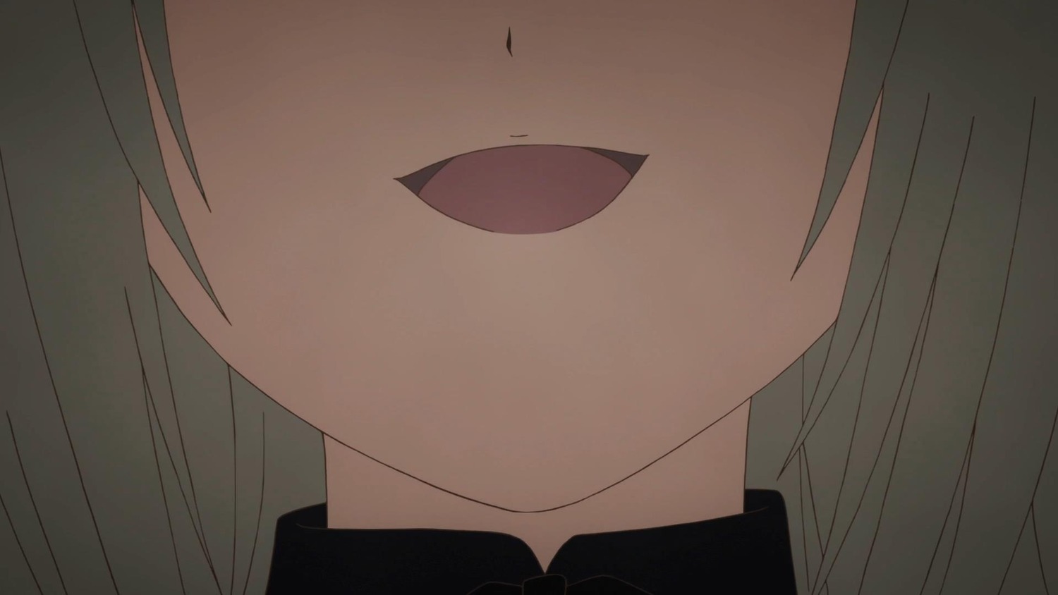 1girl blush close-up face image open_mouth simple_background solo suigintou uniform