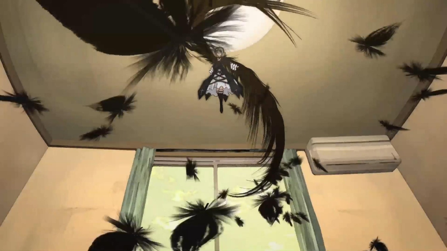 bird bug butterfly crow feathers flock hat image insect seagull silhouette solo suigintou sunset water